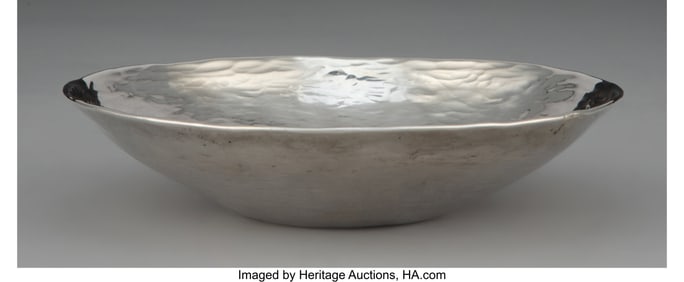 74459: A Graziella Laffi Small Ring Bowl with Silver &