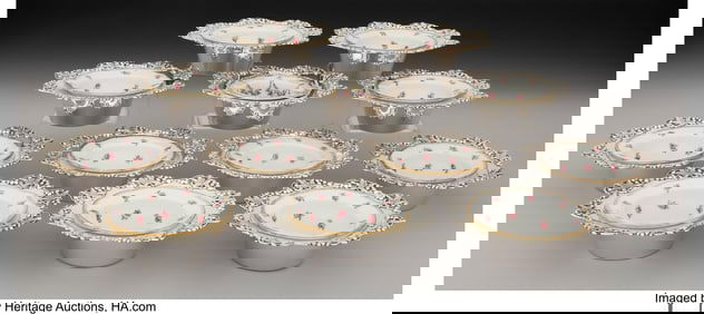 74366: A Set of Twelve Shreve & Co. Partial Gilt Silver