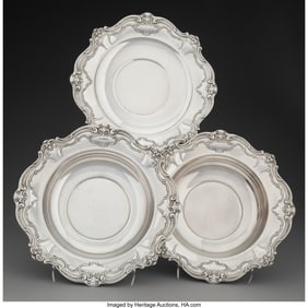 74370: A Set of Three Gorham Mfg. Co. Chantilly Pattern