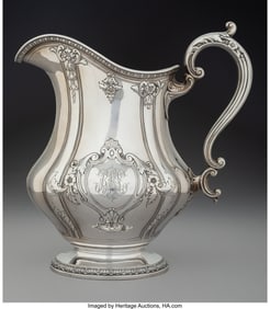 74371: A Gorham Mfg. Co. Gregorian Pattern Silver Water