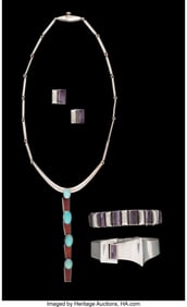 74478: A Five-Piece Collection of Antonio Pineda Silver