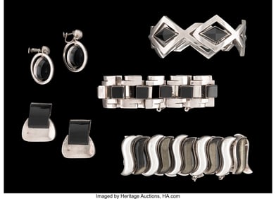 74480: A Seven-Piece Collection of Antonio Pineda Silve