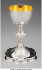 74378: A Gorham Mfg. Co. Partial Gilt Silver Ecclesiast