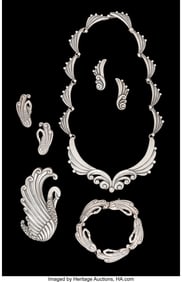 74483: A Seven-Piece Margot de Taxco Silver Jewelry Col