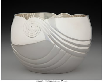 74492: A Fratelli Cacchione Silver Bowl, Milan, 20th ce