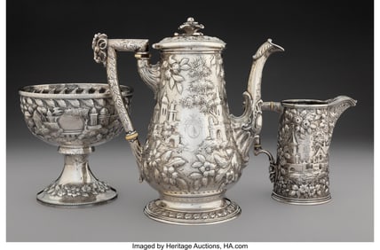 74391: A Collection of Three S. Kirk & Son Silver Lands