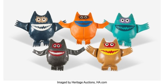 63090: Uniroyal Inc. Group of Five Nauga Dolls USA, de