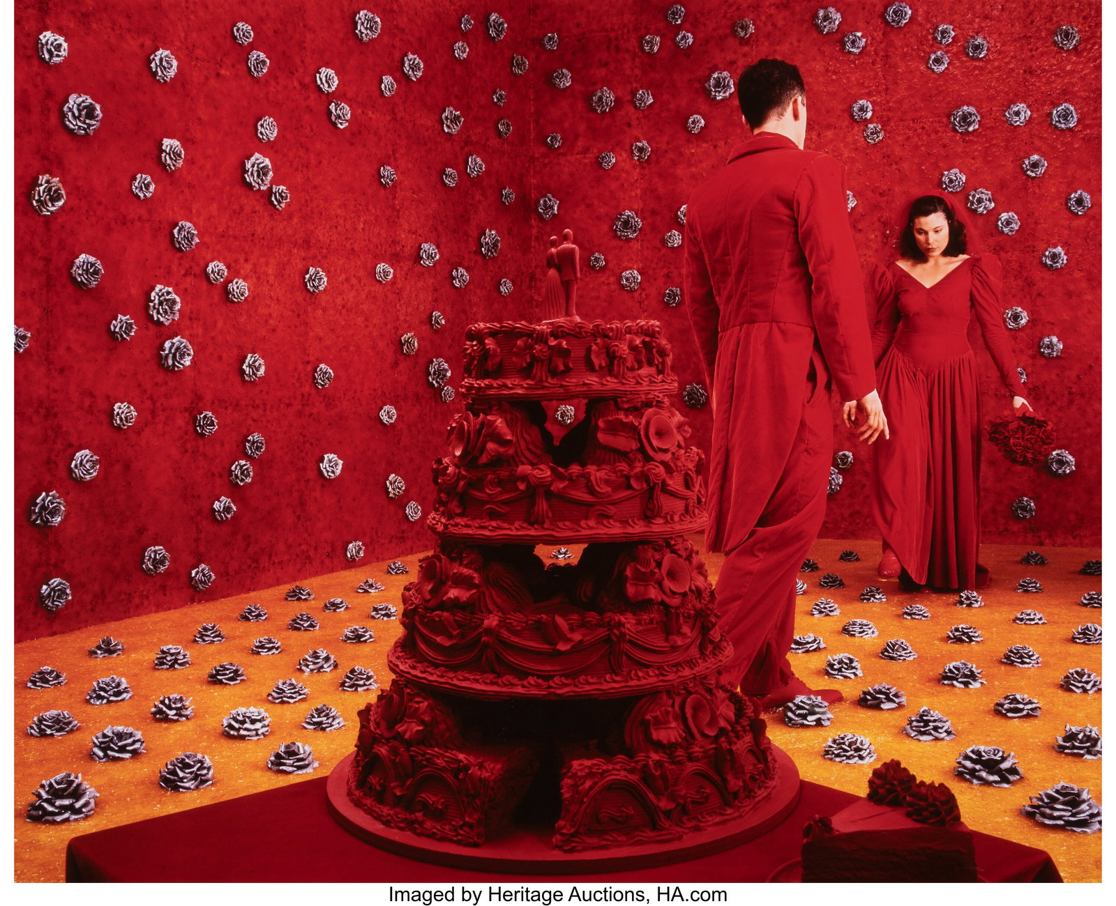 Sandy Skoglund The Wedding 1994 Dye bleach print: Sandy Skoglund The Wedding 1994 Dye bleach print 37-1/2 x 47-1/2 inches (95.2 x 120.7 cm) (sight) From an edition of 30 PROVENANCE: Janet Borden,