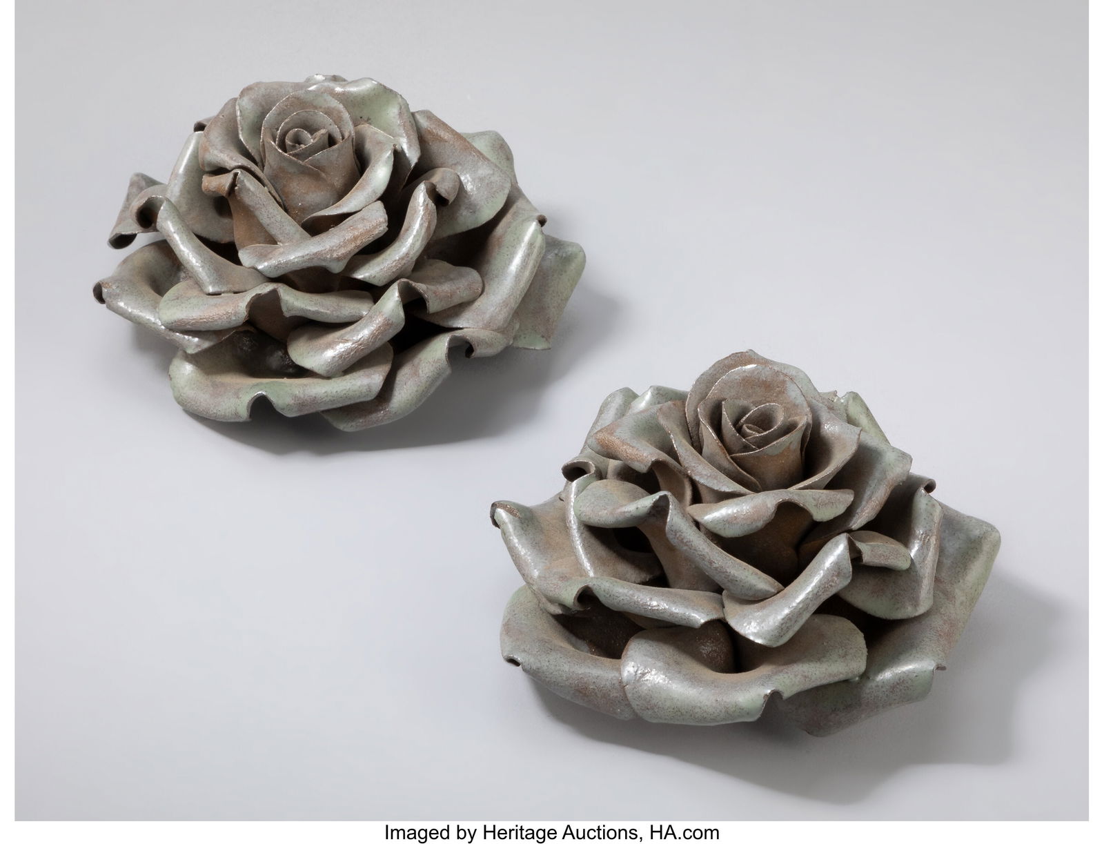 Sandy Skoglund Two Flowers from The Wedding USA: Sandy Skoglund Two Flowers from The Wedding USA, 1994 Glazed stoneware 3 x 5-1/4 inches (7.6 x 13.3 cm) (largest) Ed. 33/250 and 28/250 Signe