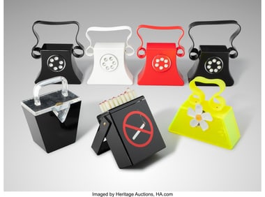 63099: Harriet Bauknight Group of Eight Handbags KaSo