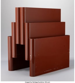 63101: Giotto Stoppino Magazine Rack, Model No. 4675