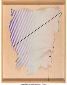 63121: Mika Tajima Untitled 2007 Screenprint and silve