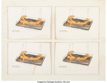 63122: Roxy Paine Untitled (Man Lying Face Down in a T