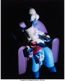 63137: David Levinthal Bart and Homer Simpson 2002 Dig