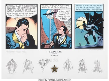 63141: Bob Kane Origins of Batman (60th Anniversary) c