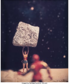 63144: David Levinthal Wonder Woman [Holding Boulder/Re