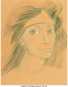 63145: Milton Glaser Untitled (Wonder Woman) circa late