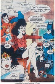 63146: DC Staff Artist Untitled (Illustration of Carol