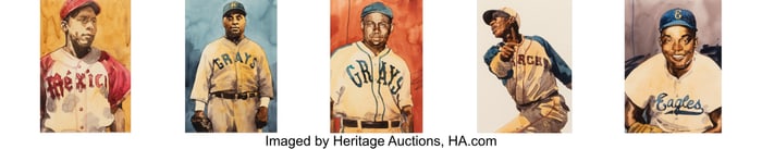 63155: Mark Chiarello Heroes of the Negro Leagues (fiv