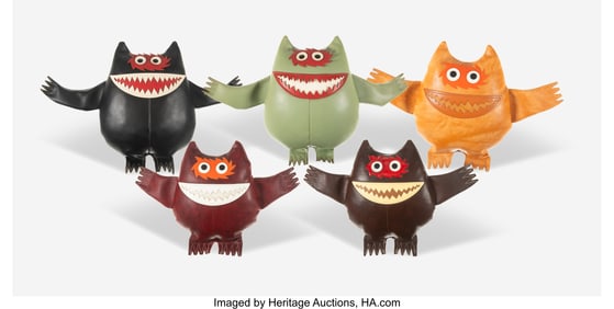 63088: Uniroyal Inc. Group of Five Nauga Dolls USA, de