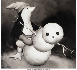 63173: Sean Mellyn Chubby Chaser 2005 Ink and wash on F