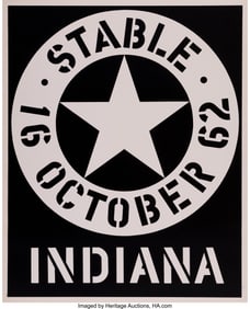 27056&colon; Robert Indiana &lpar;American&comma; 1928-2018&rpar; Stable&comma; 196