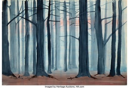 27022&colon; Emily Muir &lpar;American&comma; 1904-2003&rpar; Cathedral Woods