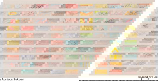 27050&colon; American School &lpar;20th Century&rpar; Untitled&comma; 1989 Pe
