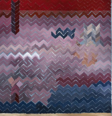 KATHERINE PORTER (American, b. 1941) Untitled (3: KATHERINE PORTER (American, b. 1941) Untitled (311 Days), 1972 Oil on canvas<