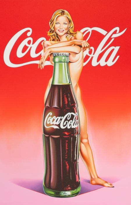 MEL RAMOS (American, b. 1935) Lola Cola II Color: MEL RAMOS (American, b. 1935) Lola Cola II Color lithograph 26-3/4 x 17-1/