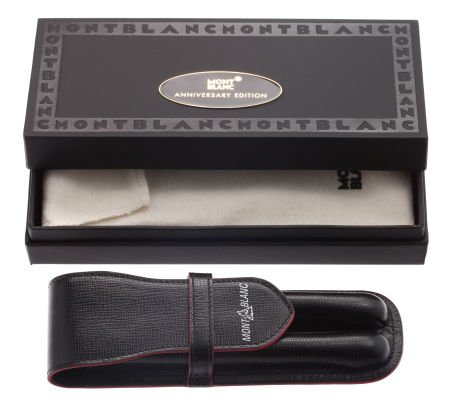 MONTBLANC: 100TH ANNIVERSARY EDITION HISTORICAL : MONTBLANC: 100TH ANNIVERSARY EDITION HISTORICAL PEN POUCH 20th century Pouch comes with