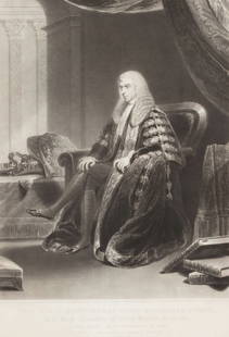 JAMES LONSDALE (British, 1791-1839) Henry Lord B: JAMES LONSDALE (British, 1791-1839)Henry Lord Brougham & Vaux, Lord High Chancellor of Great Britain, January 1832Mezzotint30 x 23-1/2 inches (76.2 x 59.7 cm)Thomas Goff Lupton,