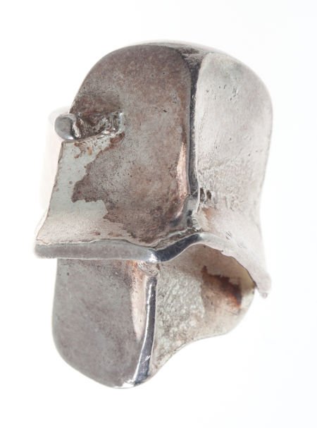 A BJÖRN WECKSTRÖM (Finnish, b.1935) SILVER LAPP: A BJÖRN WECKSTRÖM (Finnish, b.1935) SILVER LAPPONIA FIGURAL RING Circa 1967 Marks