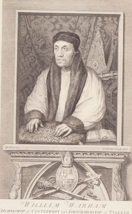 PAIR OF ENGLISH PRINTS: ABBOT ARCH BISHOP OF CAN: PAIR OF ENGLISH PRINTS: ABBOT ARCH BISHOP OF CANTERBURY AND WILLIAM WARHAM, ARCHBISHOP OF CANTERBURY A