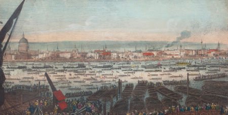 JOHN THOMAS SMITH (British, 1776-1833) An Accura: JOHN THOMAS SMITH (British, 1776-1833)An Accurate View (of London) From the House of W.