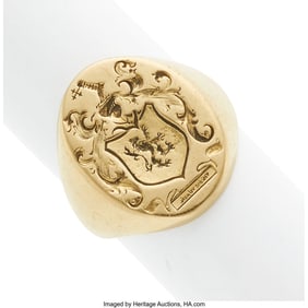 75054: Gold Ring  Metal: 18k gold Weight: 16.00 grams S