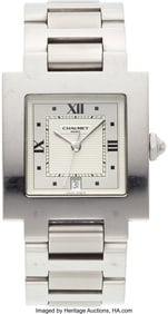 75056: Chaumet Stainless Steel Watch  Case: Square, 29