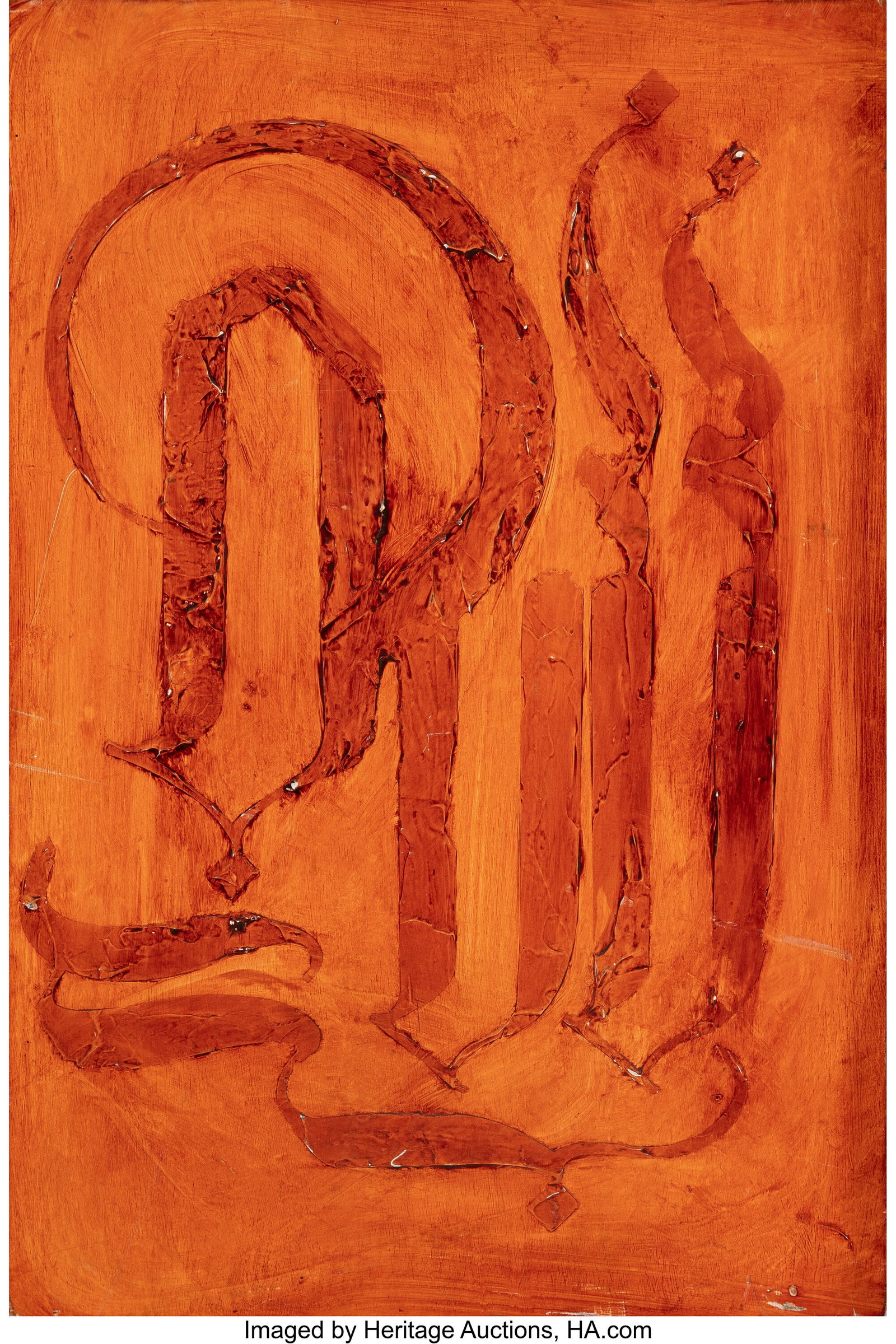 RETNA (b. 1979) G3R Oil and acrylic on wooden pa: RETNA (b. 1979) G3R Oil and acrylic on wooden panel 24 x 16 inches (61.0 x 40.6 cm) Titled on the reverse: G3R Please note that these artworks come direc