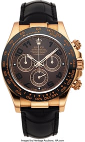 54094&colon; Rolex&comma; Cosmograph Daytona&comma; 18k "Everose" Gold An