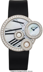 54102&colon; Cartier&comma; 18k White Gold and Diamond "Libres Coll