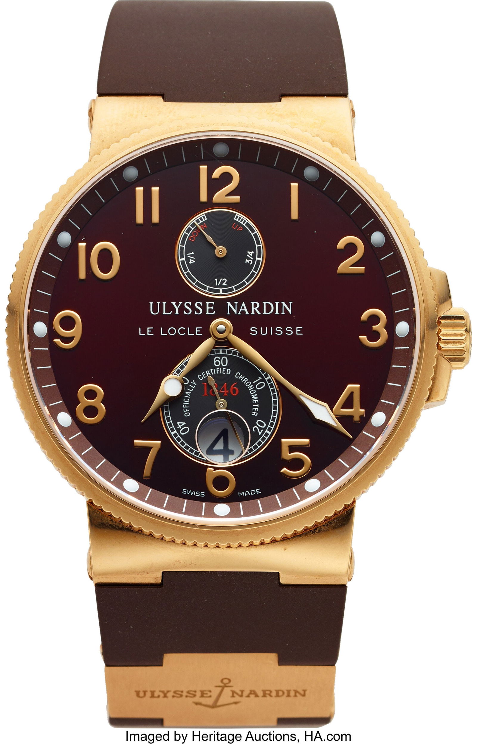 Ulysse Nardin Marine Chronometer 41mm 18K Rose G (1 of 5)