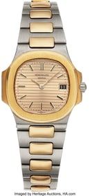 54118&colon; Patek Philippe Lady's Ref&period; 4700&sol;1 Steel & Gold N