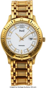54032&colon; Piaget&comma; 18k Yellow Gold Dress Model  Case&colon; 35 mm