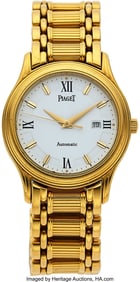54033&colon;  Piaget&comma; 18k Gold Automatic Watch With Date&comma; Ref