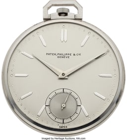 54130&colon; Patek Philippe & Co&period; Rare Triple Signed Platinum