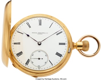 54134&colon; Patek Philippe&comma; Choice 18k Gold Early Keyless St