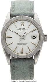 54069&colon; Rolex Ref&period; 1501 Gent's 34 MM Steel Oyster Perpet