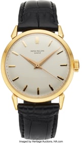 54162&colon; Patek Philippe&comma; 18k Yellow Gold Calatrava Ref&period; 1