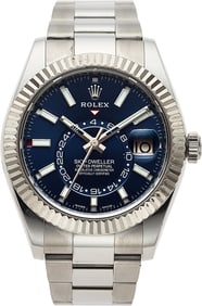 54088&colon; Rolex&comma; Sky-Dweller Stainless Automatic Dual Time