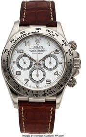 54092&colon; Rolex Ref&period; 16519 White Gold Oyster Perpetual Cos